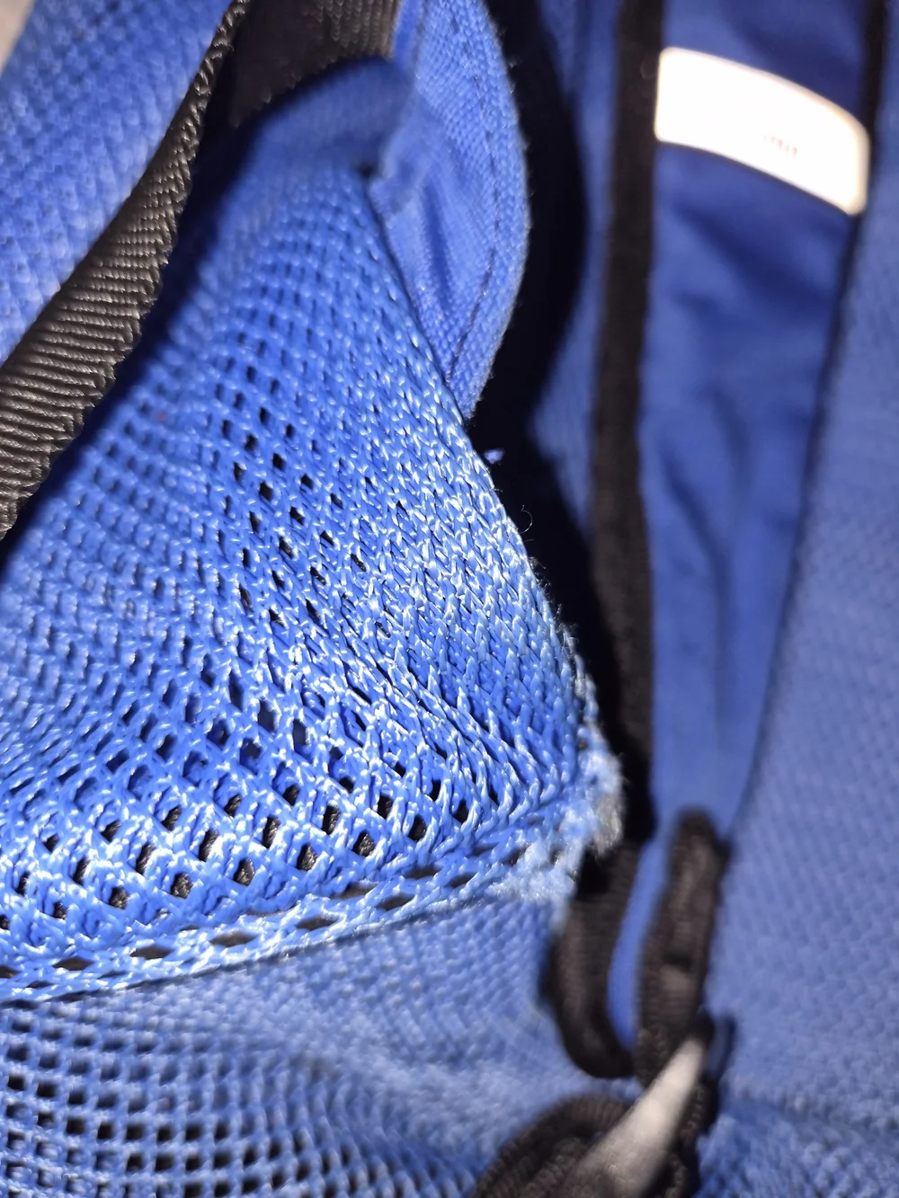 Puma Blue and Black Mesh Backpack